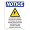 Signmission Safety Sign, OSHA Notice, 5" Height, Electrical Hazard Sign With Symbol, Portrait OS-NS-D-35-V-11654 - alternate 1